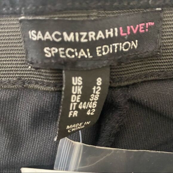 Isaac Mizrahi Special Edition Velvet Pull-On Stirrup Pants Sz 8 - Picture 11 of 13